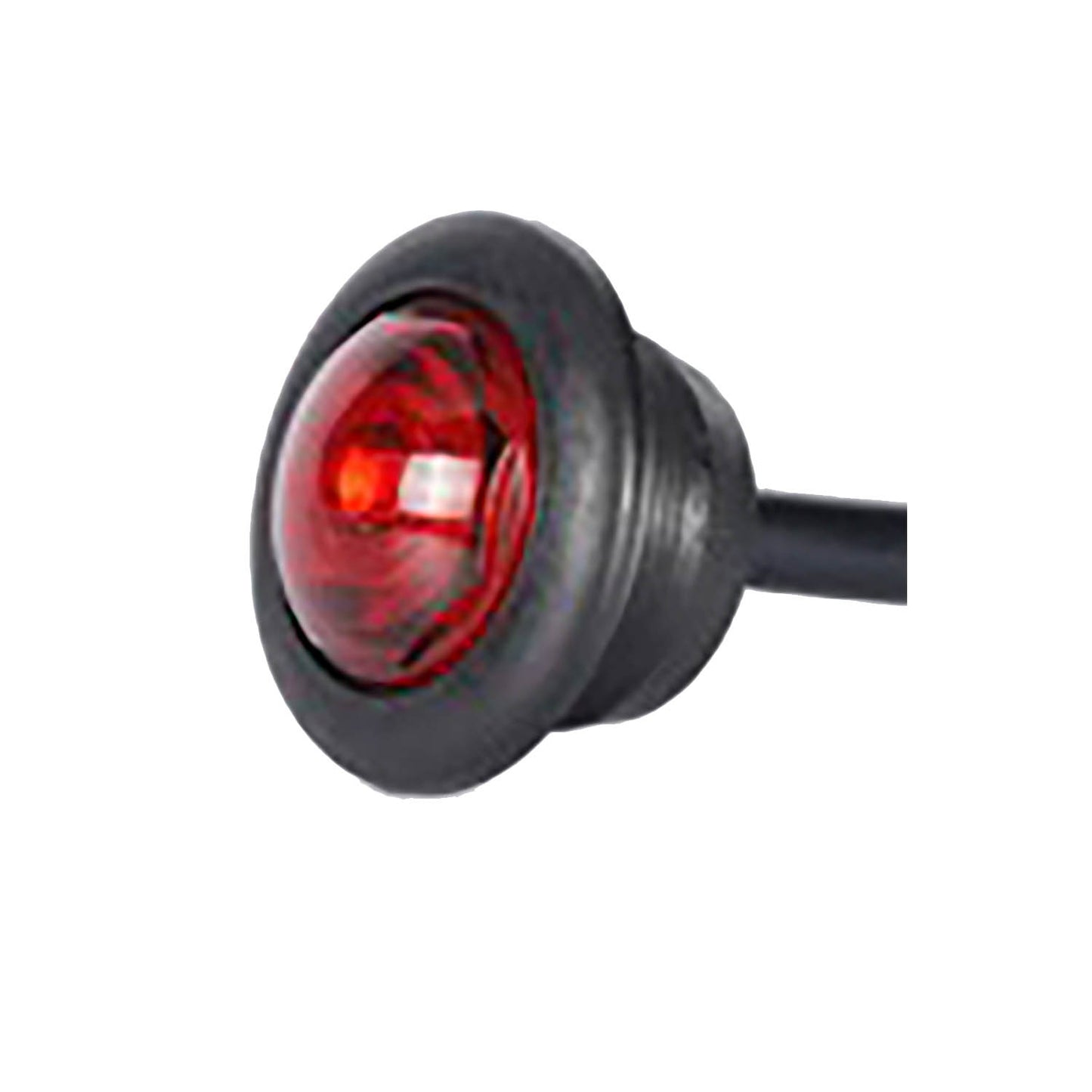 Red light on a white background