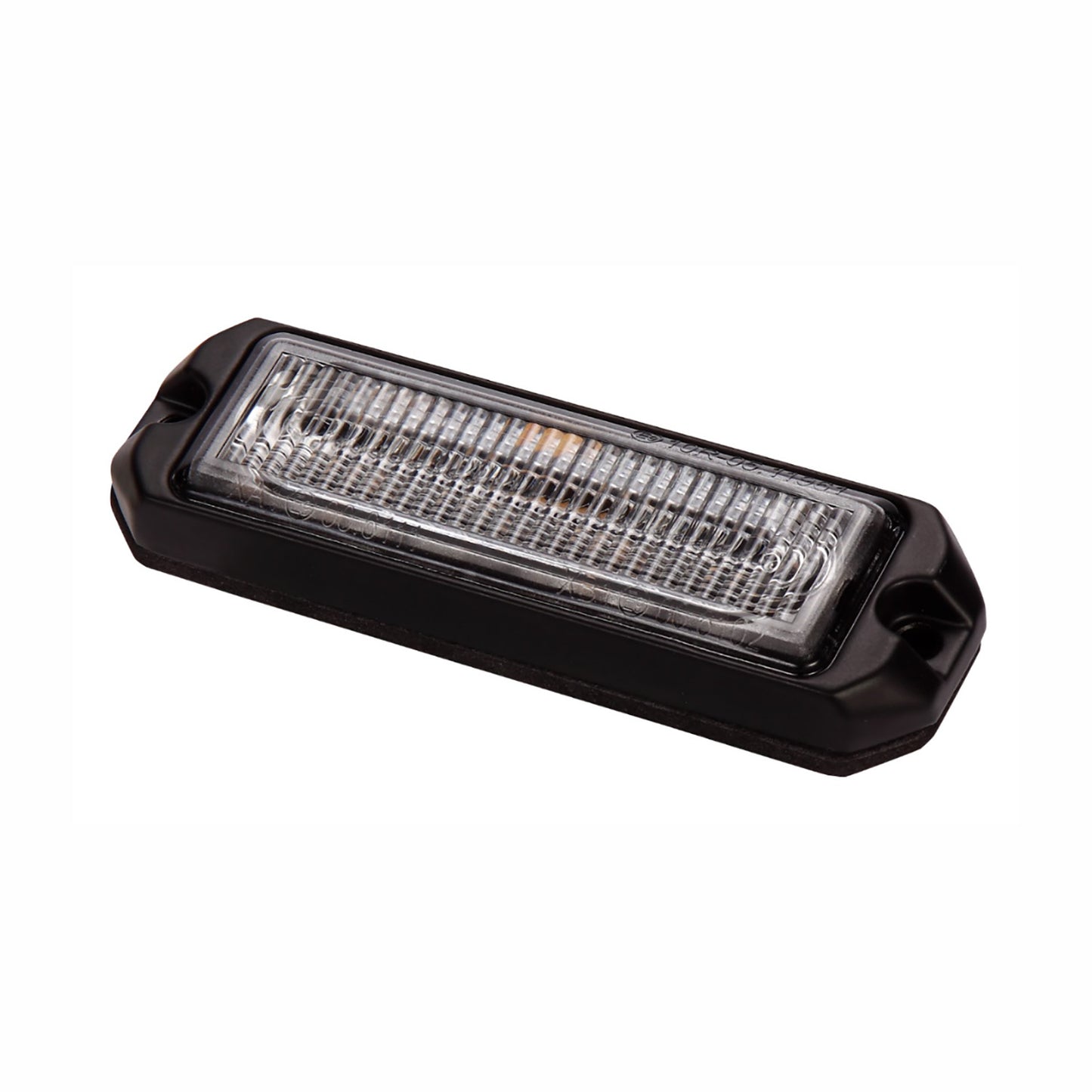 Rectangular LED light on a white background