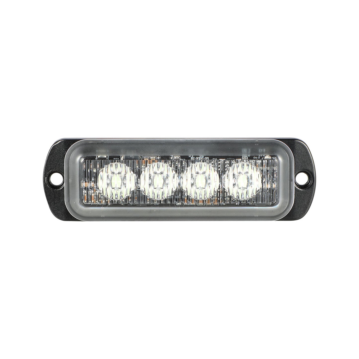 LED light bar with four visible LEDs on a white background
