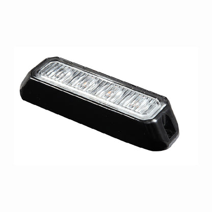 Black LED light bar on a white background