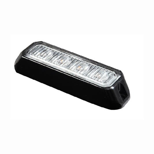Black LED light bar on a white background
