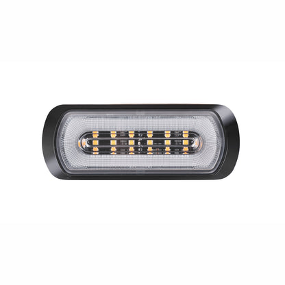 Vehicle safety light on a white background