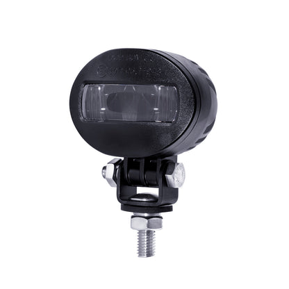 Warning light on a white background