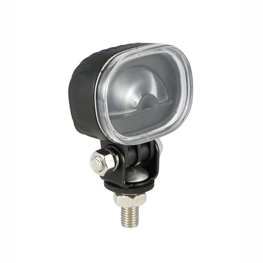 Warning light on a white background