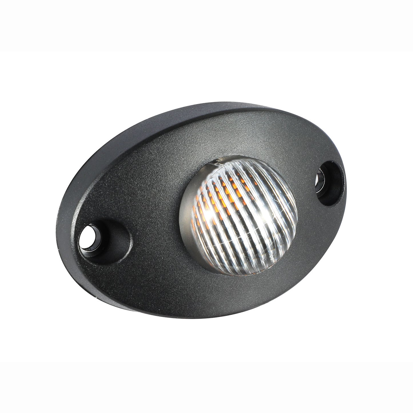 Warning light on a white background