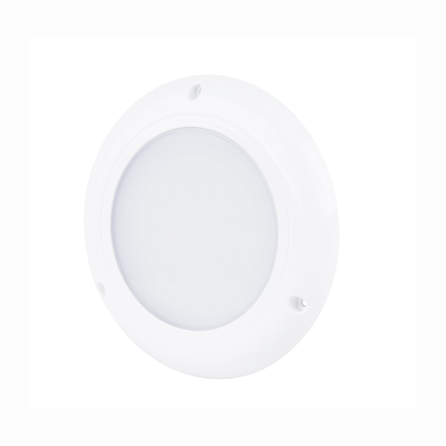 White round Interior Light on a white background