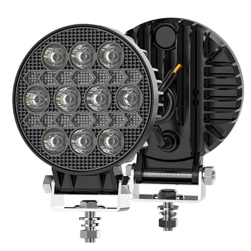 Off Road Odyssey - 4" ROUND 401 Lamp on a white background