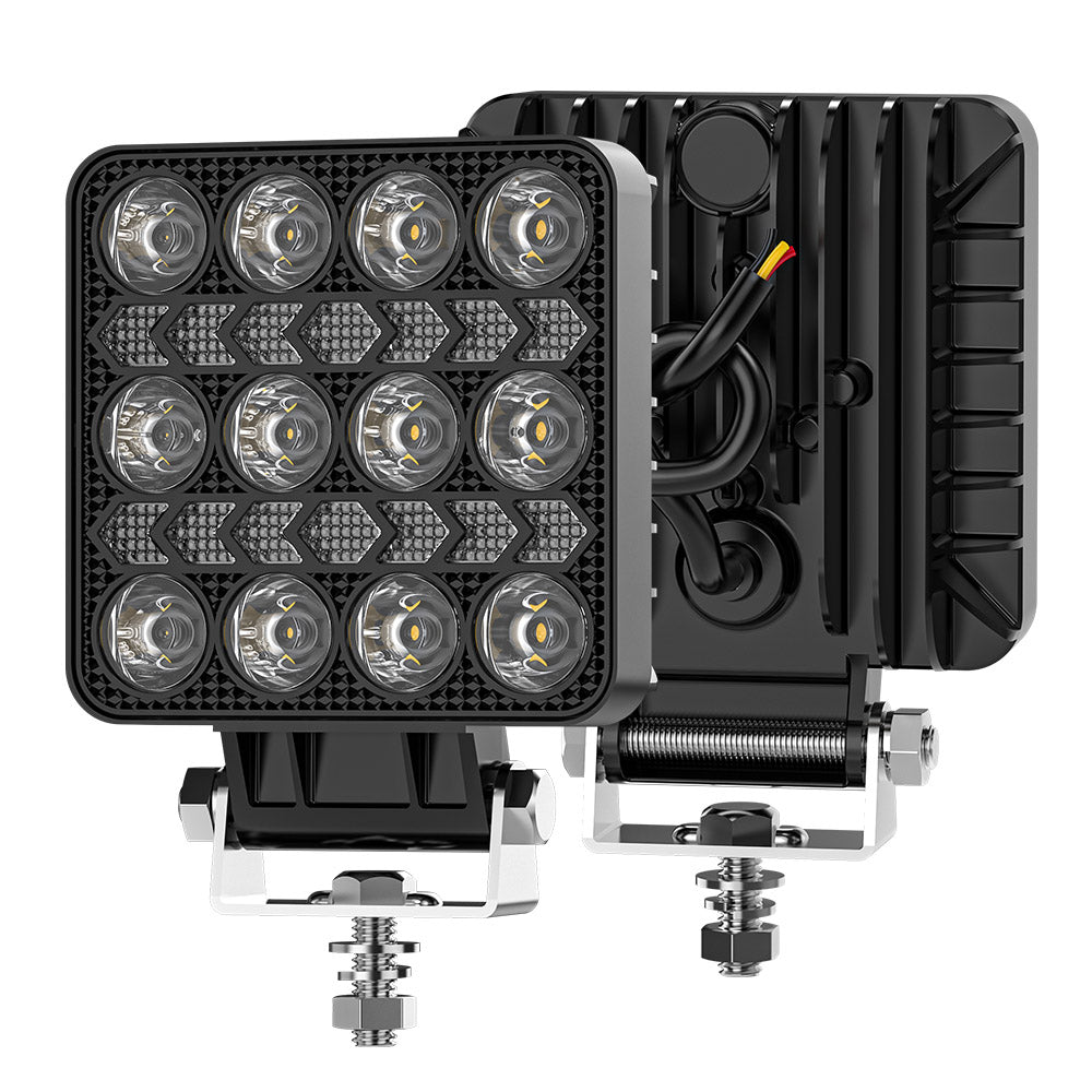 Off Road Odyssey - 4" SQUARE 402 Lamp on a white background