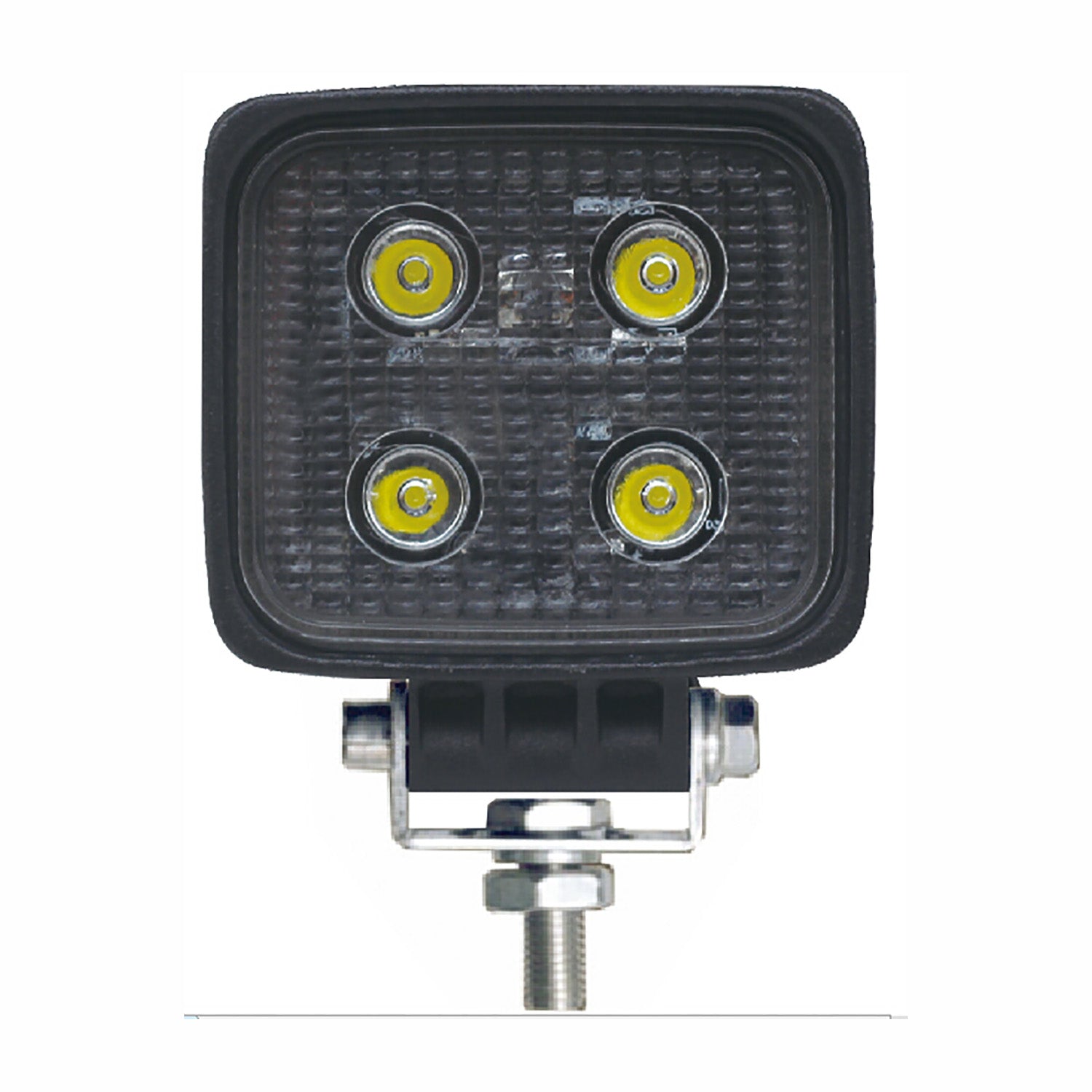 Work lamp with 4 lights on a white background