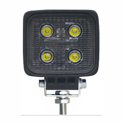 Work lamp with 4 lights on a white background