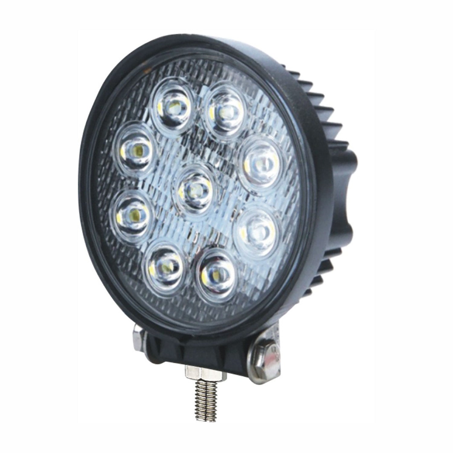 Work lamp with LEDs on a white background