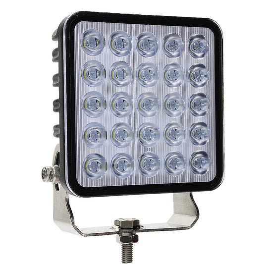 LED work light with multiple bulbs on a white background
