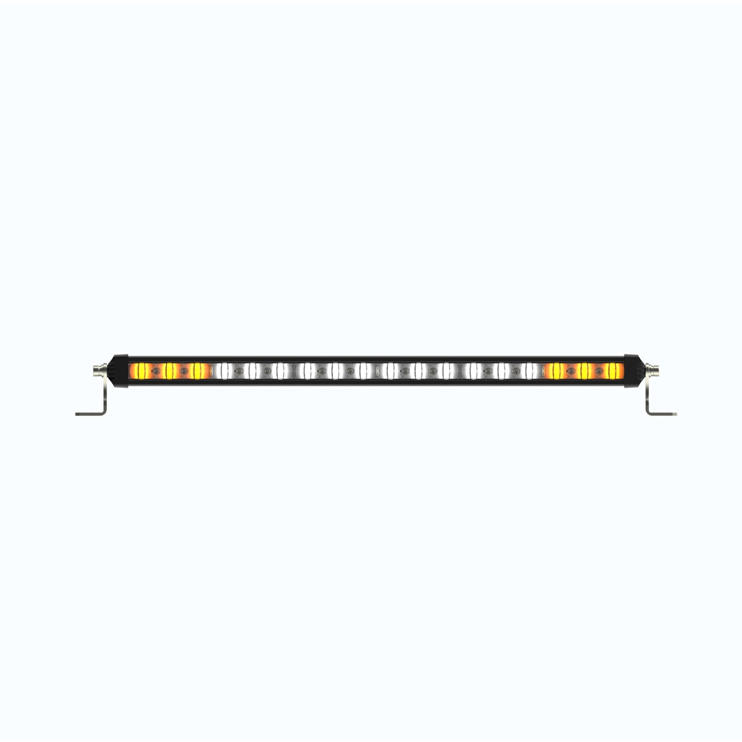 LED light bar with multiple color options on a white background