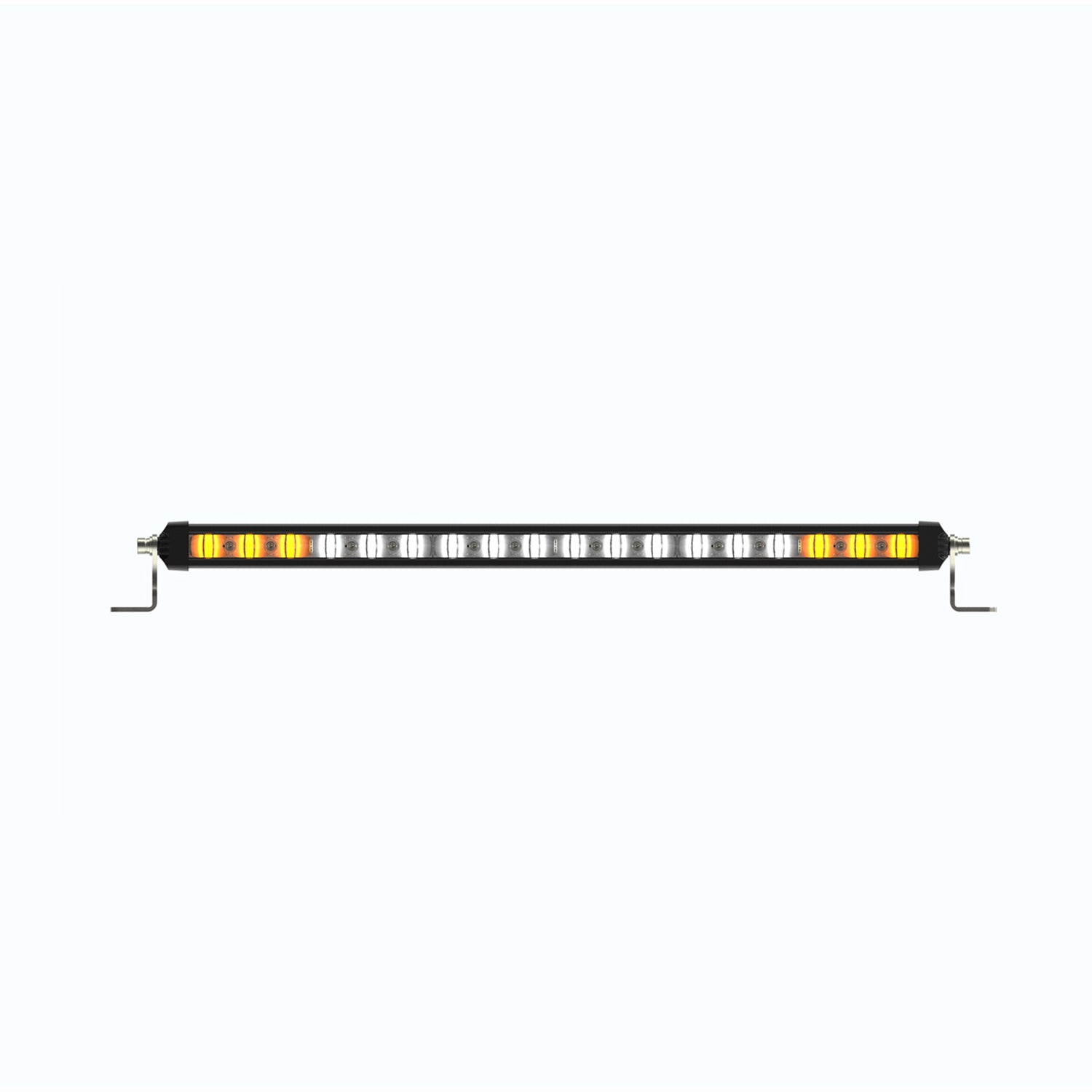 LED light bar with multiple color options on a white background