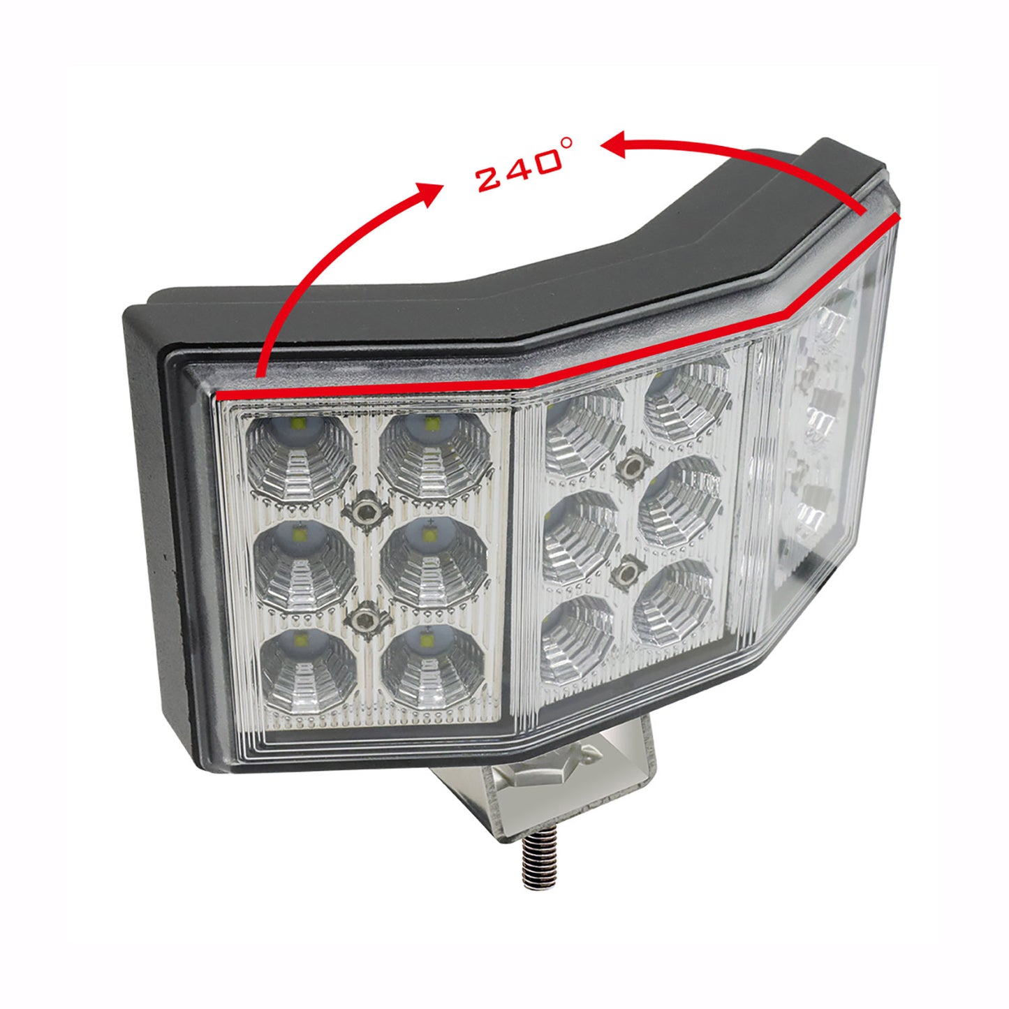 240° Wide Angle Work Lamp on a white background