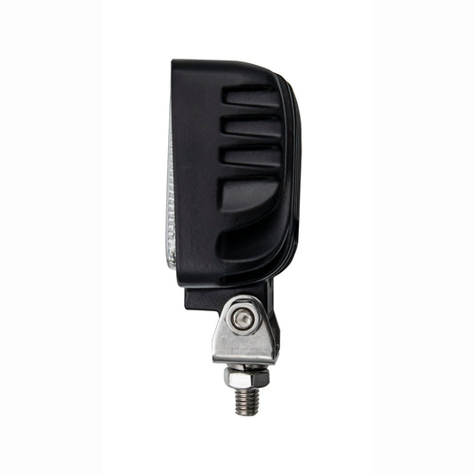 Black light on a white background