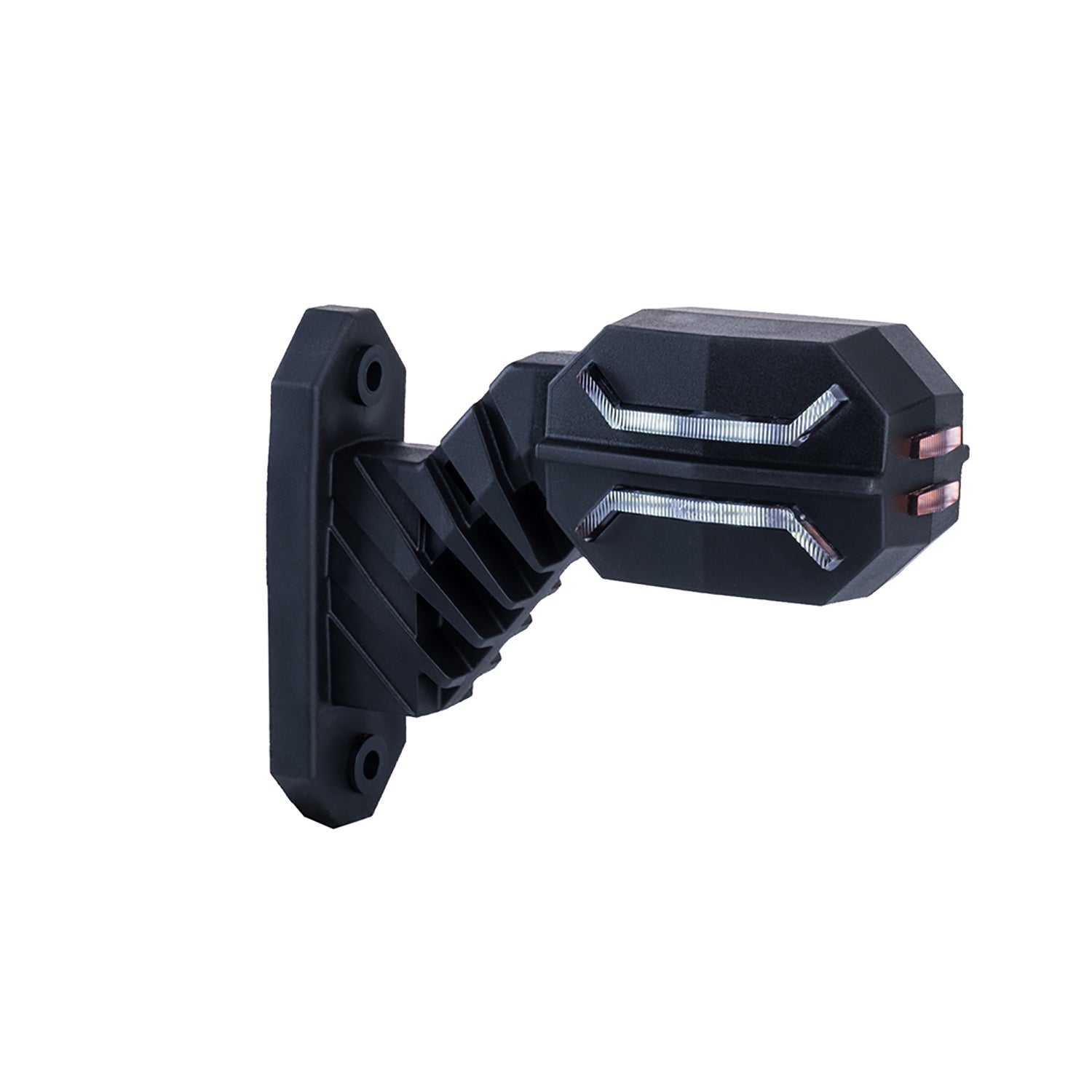 Vehicle safety light on a white background