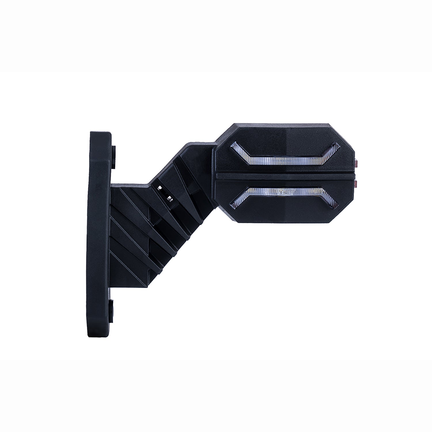 Vehicle safety light on a white background