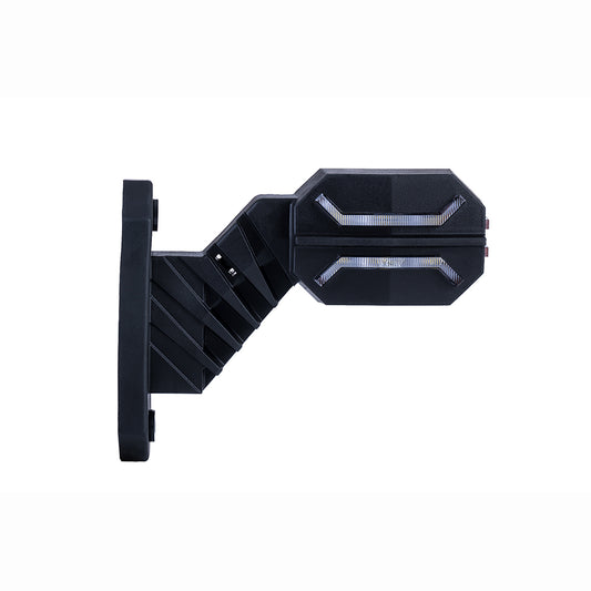 Vehicle safety light on a white background