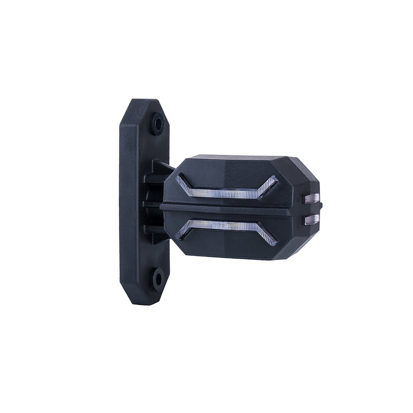 Vehicle safety light on a white background