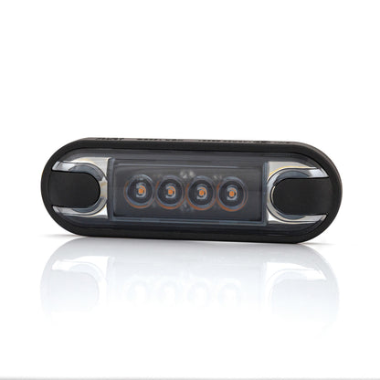 Car LED light on a white background