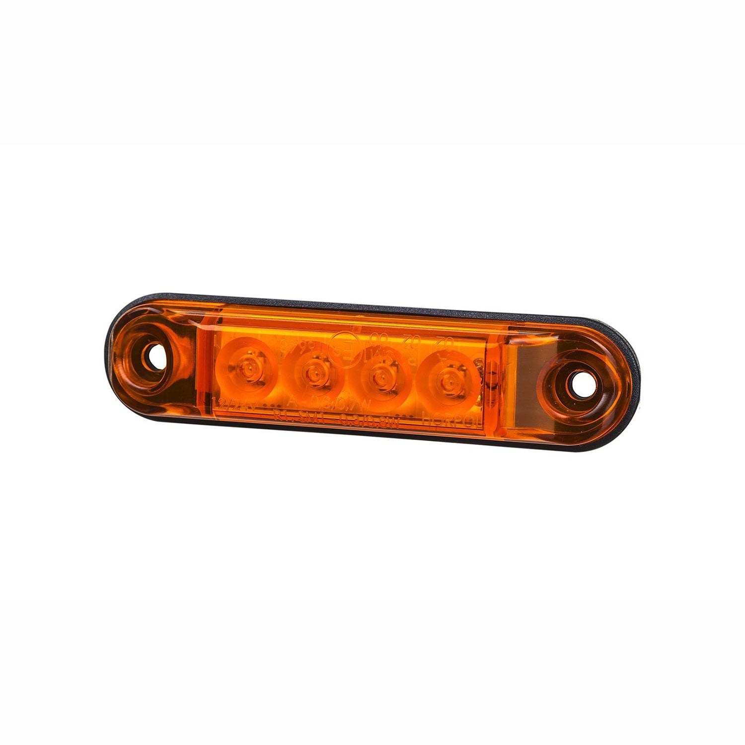 Vehicle light on a white background